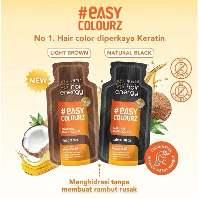 Jual Makarizo Hair Energy Easy Colourz 26 ml - Semir Rambut/Cat Rambut ...