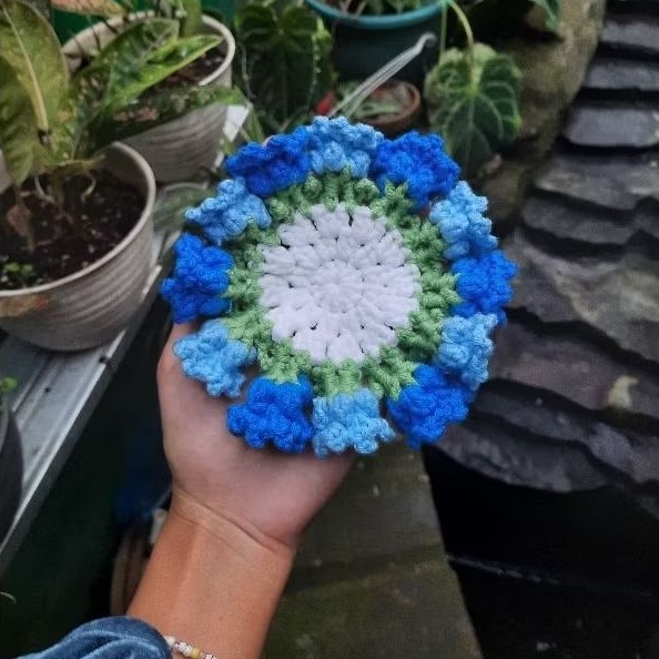 Jual Coaster Crochet | Tatakan Gelas Rajut | Shopee Indonesia