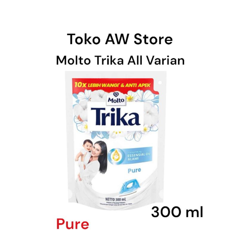 Jual Trika 300 ML All Varian l Pelembut Pewangi Pakaian l Perawatan ...