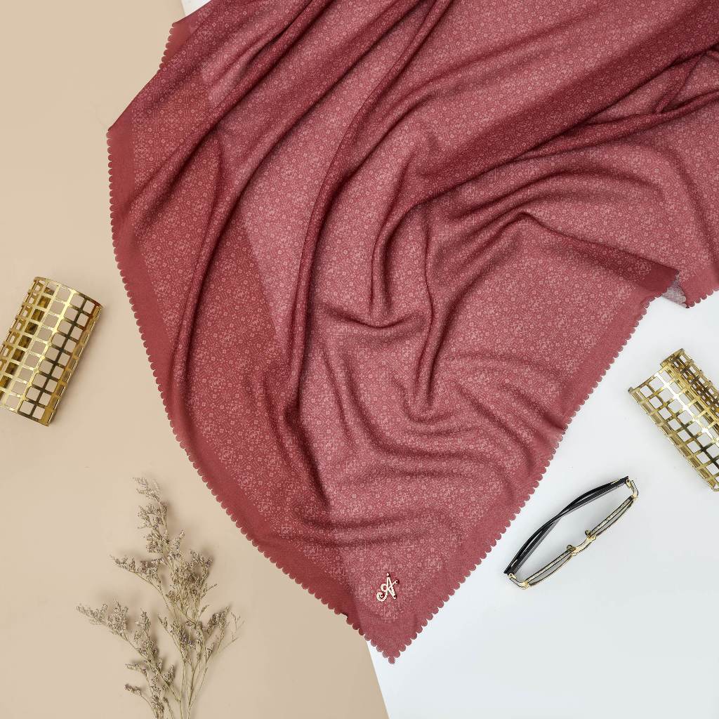 Andalusia Scarf Uhibu Series Hijab Square Print Motif Jilbab Segiempat Voal Ultrafine Premium