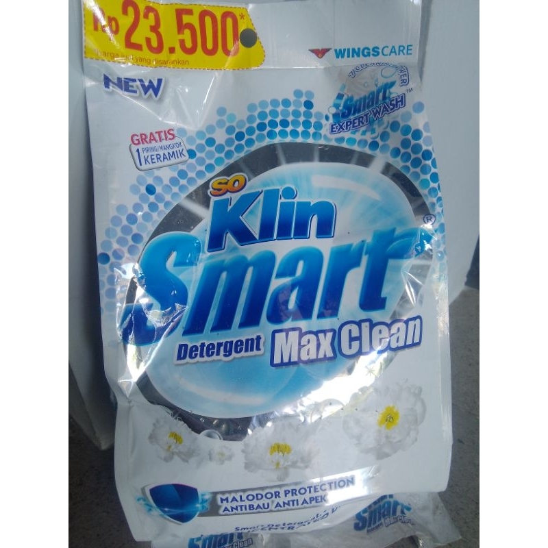 Jual Soklin Smart Detergen Max Clean 725g | Shopee Indonesia