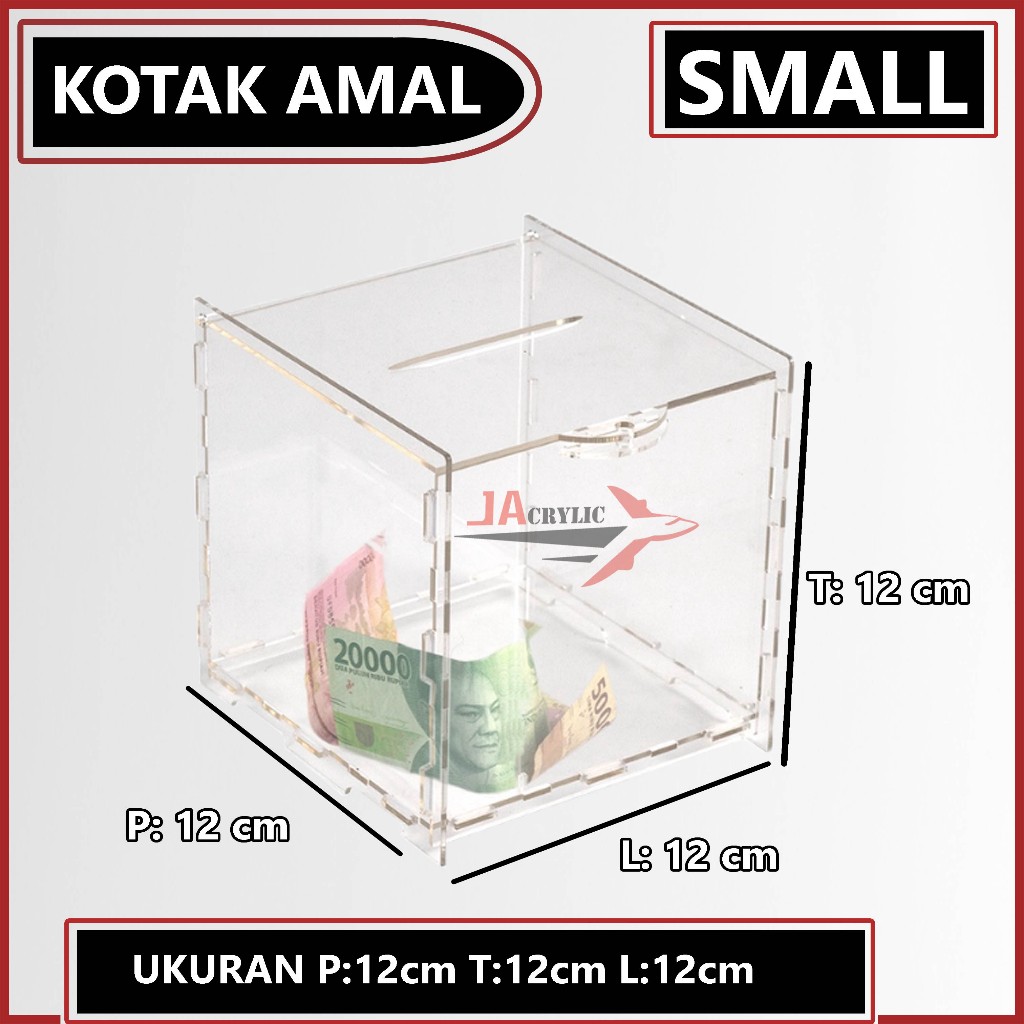 Jual Kotak Undian Tempat Kotak Amal Box Saran Tips Akrilik | Shopee ...