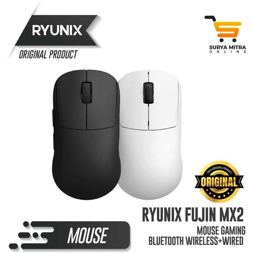 Jual Sades Ryunix Fujin MX2 MX-2Mouse Gaming Lightweight Wireless ...