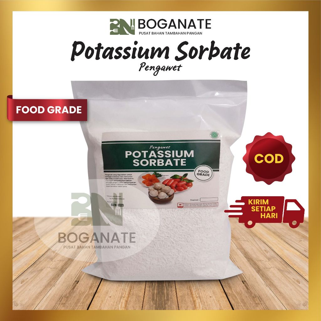 Sorbate De Potassium E202 En Granulés - 1kg - Conservateur Alimentaire Pour Appâts Et Bouillettes - Antifongique Qualité Supérieure