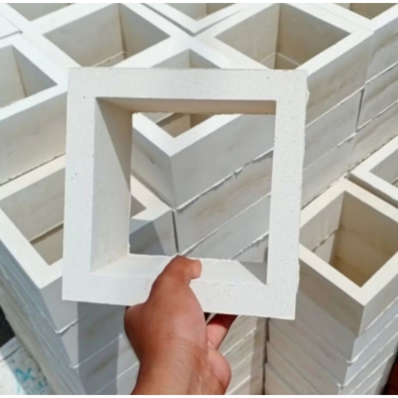 Jual roster beton/roster minimalis lubang angin kotak polos | Shopee ...