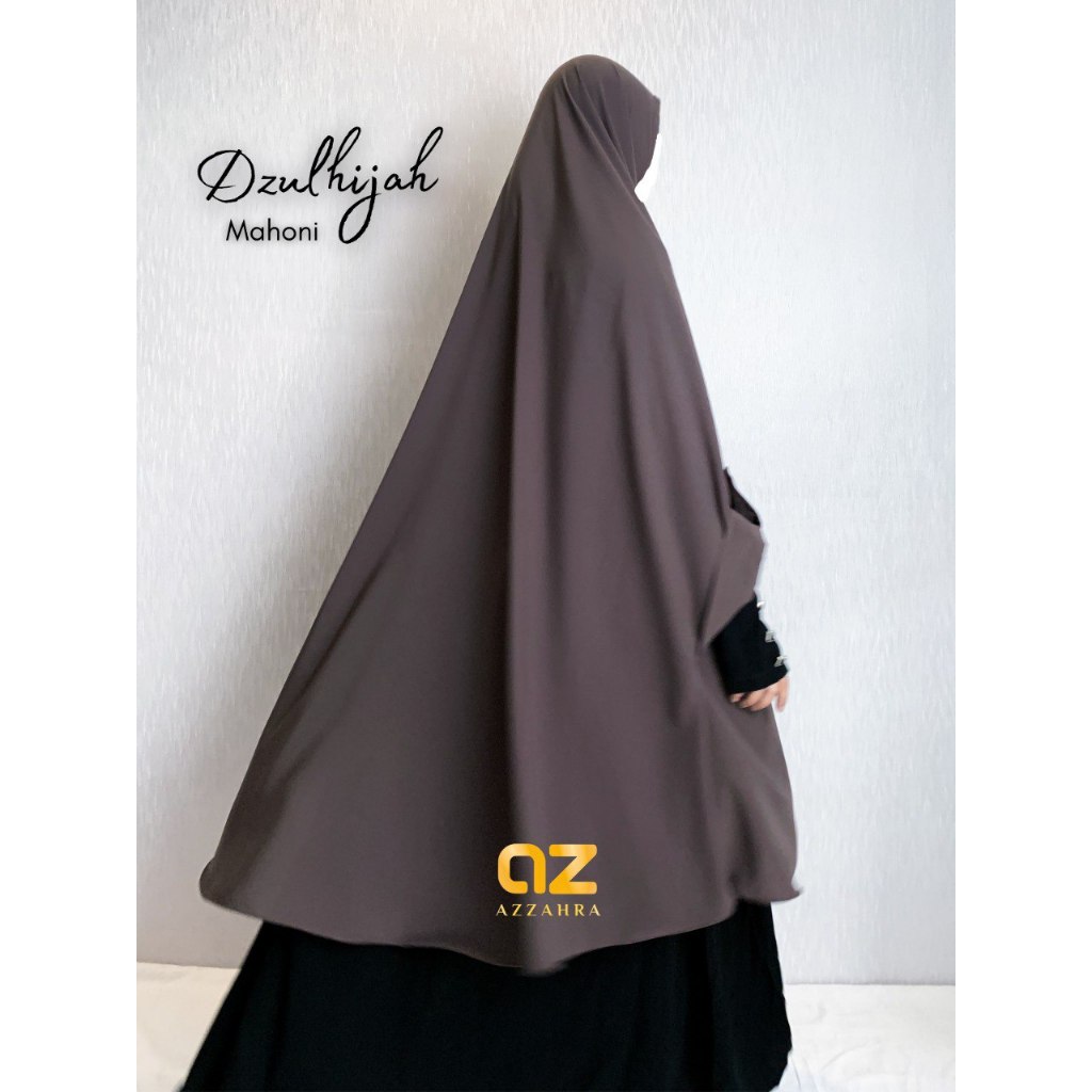 Khimar Syari Lubang Lengan Dzulhijah By Azzahra Syari