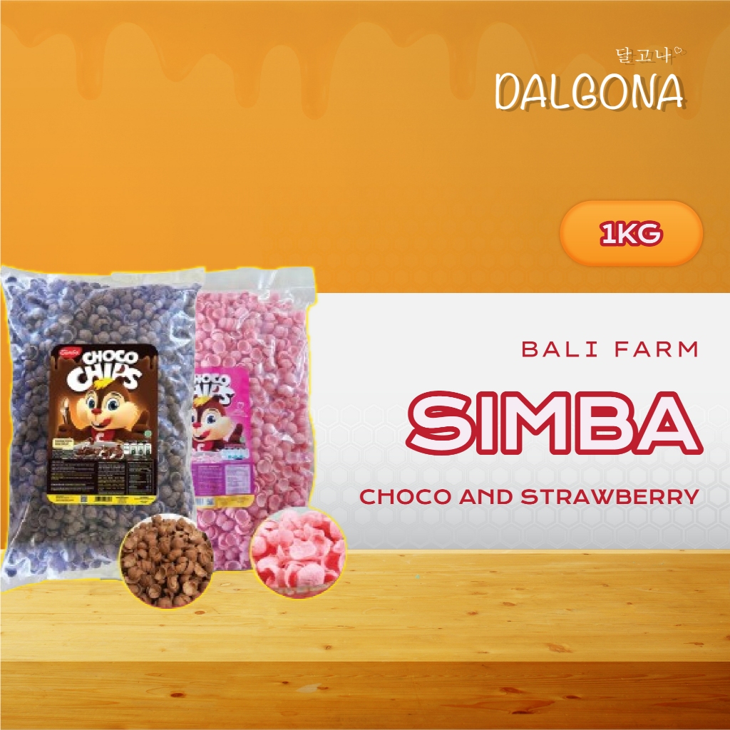 Jual Dalgona x Simba - Cereal Choco Chips / Rasa Strawberry / Rasa ...