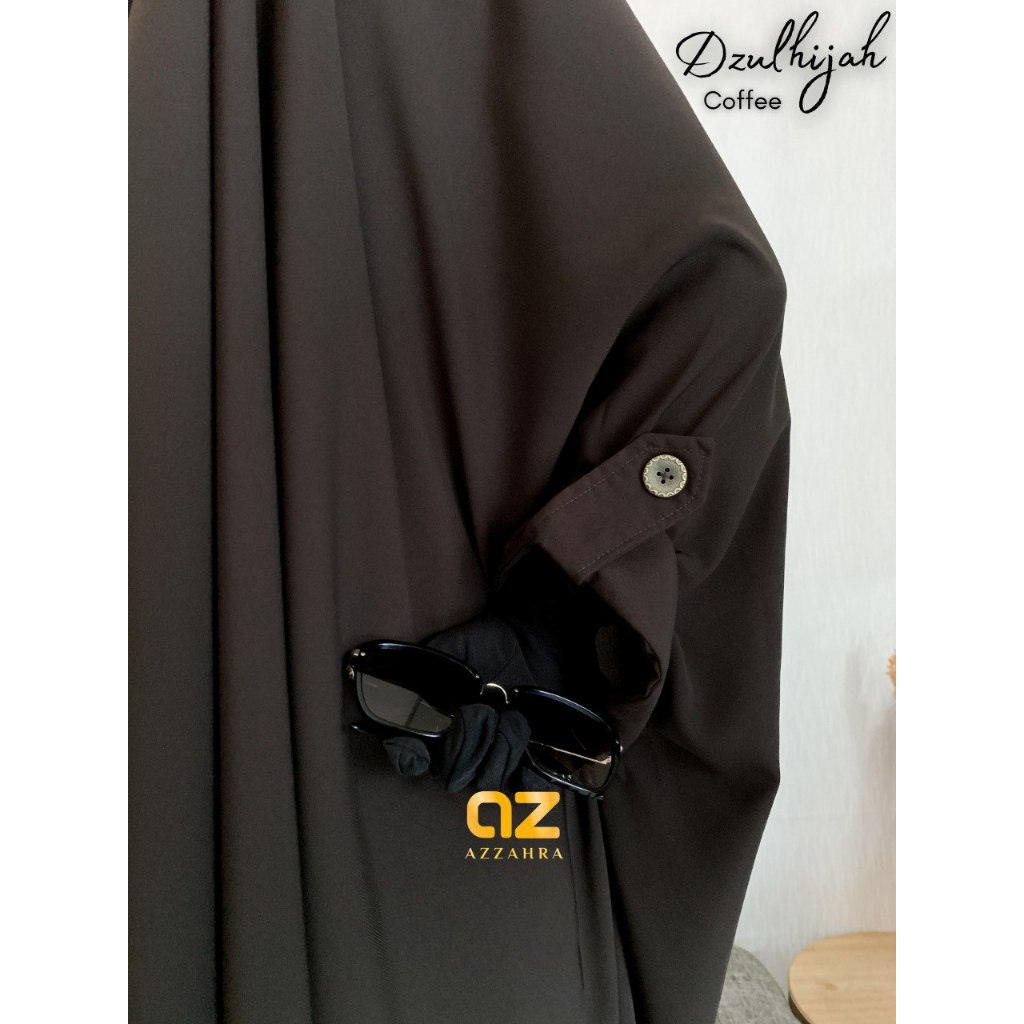 Khimar Syari Lubang Lengan Dzulhijah By Azzahra Syari