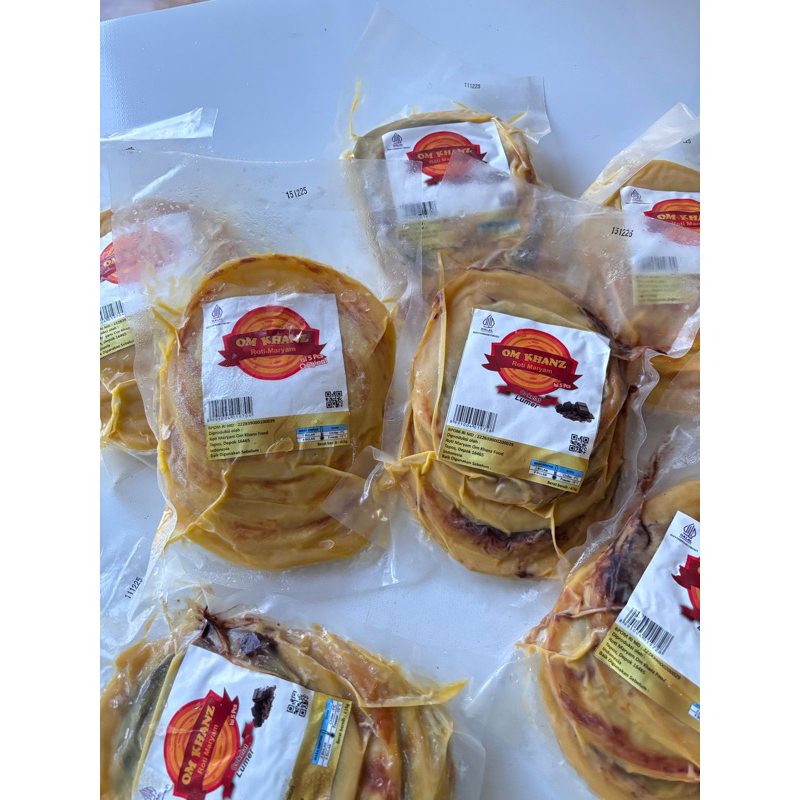 Jual OM KHANZ PREMIUM Roti Maryam Extra Butter (Ukuran Lebar) Isi 5 Pcs ...