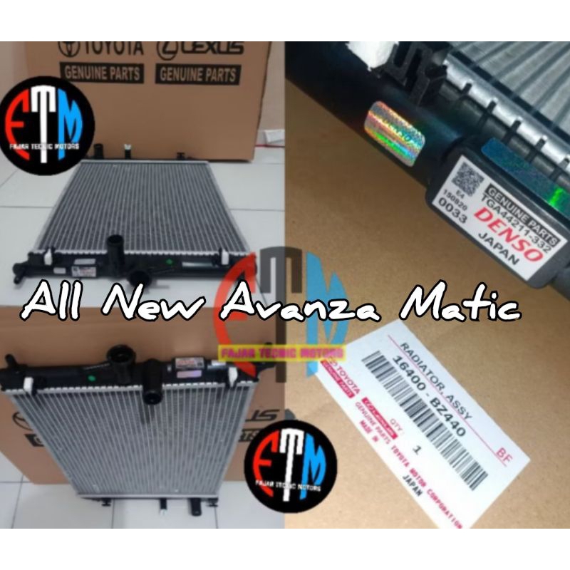 Jual Radiator Assy All New Avanza Xenia Matic tahun 2012-2015 original ...