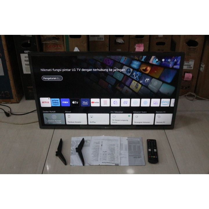 Jual TV LED LG 32IN SMART TV YOUTUBE WIFI NETFLIX APPS KONDISI MULUS 95 ...