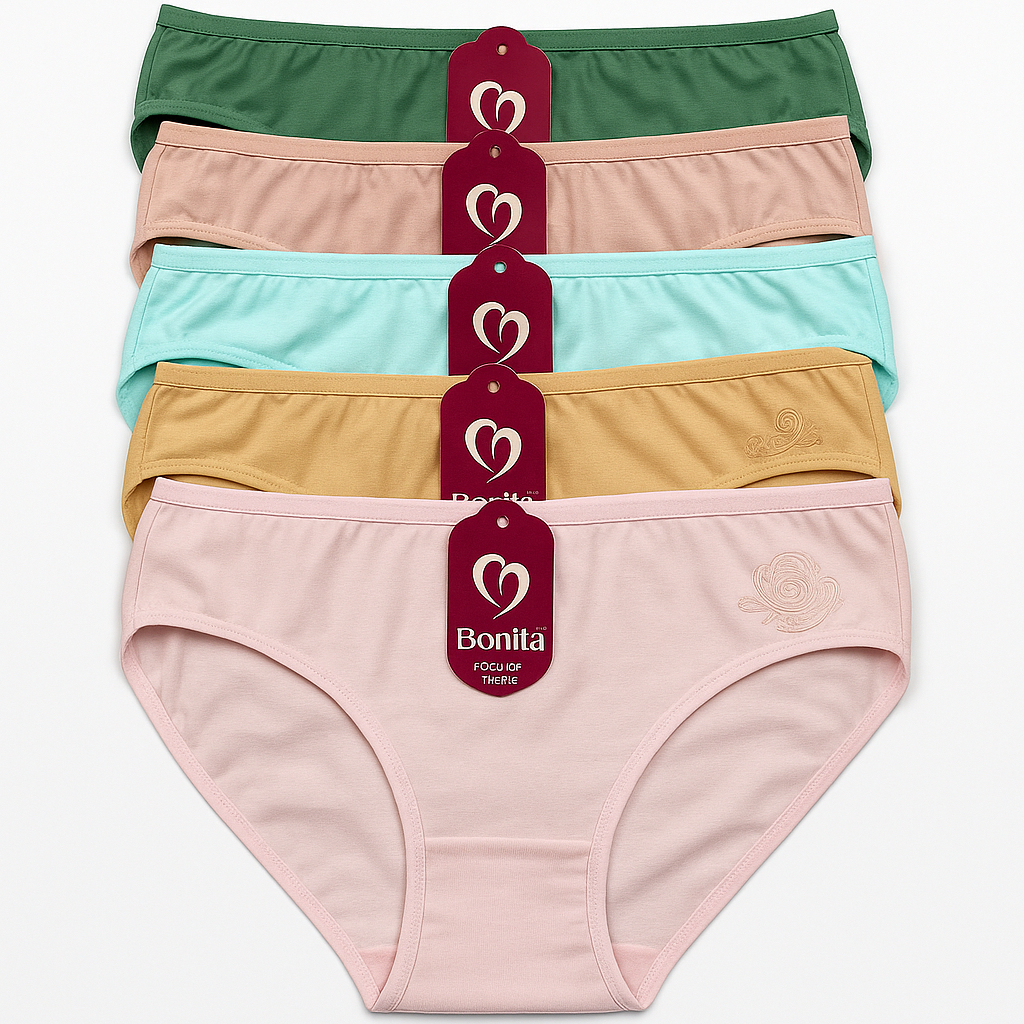 6pcs Celana Dalam Wanita BONITA / CD Wanita Bonita / CD Wanita lembut