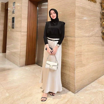 Satin Long Silk Rok Satin Duyung Panjang S Sampai 3xl