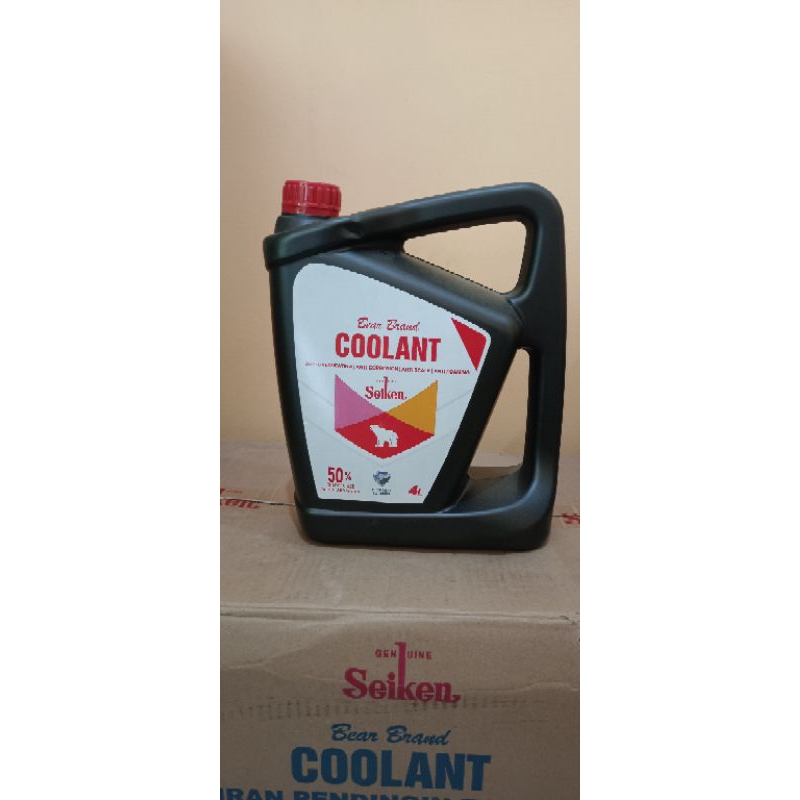Jual SEIKEN Air Radiator Coolant 50/50 4L Cairan Pendingin Mobil Motor ...