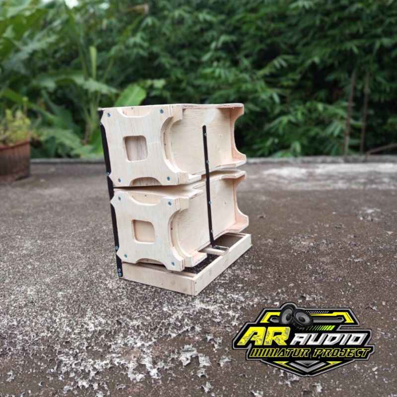 Jual paket line array 4 inch tanpa isi grill custom nama | Shopee Indonesia