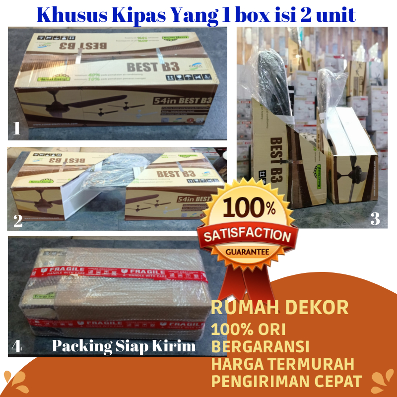 Jual MT EDMA 54 Inch COMBAT C5 Kipas Angin Plafon Mocha – Remote ...