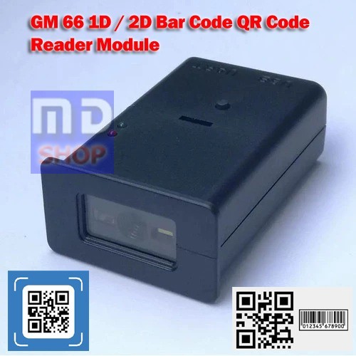 Jual GM66 Barcode Scanner Reader USB Serial UART TTL Arduino | Shopee ...
