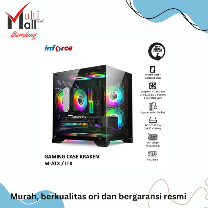 Jual INFORCE GAMING CASE KRAKEN | Shopee Indonesia