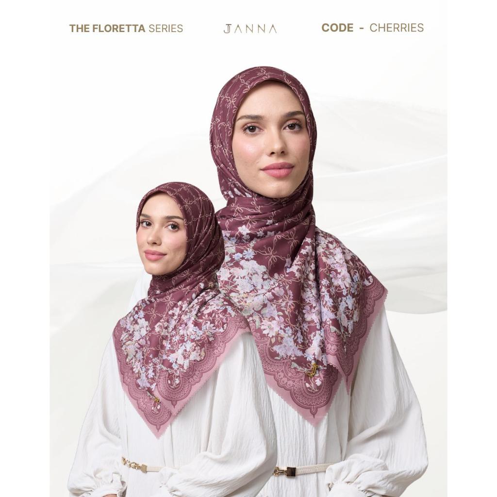 JANNA The Floretta Series (Premium Signature Printing Scarf)