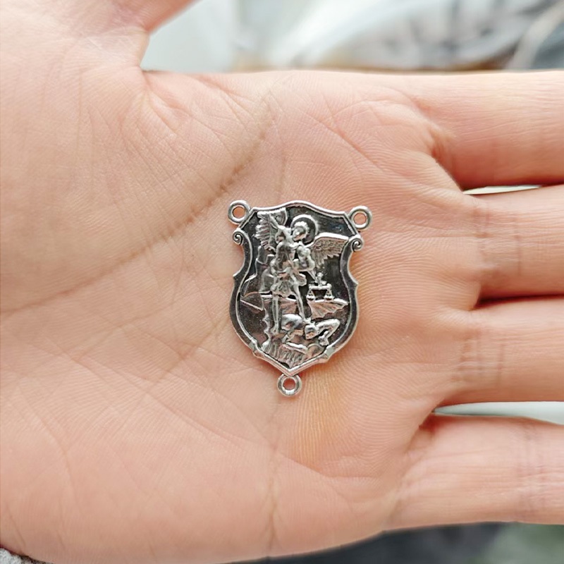 10-Pack Kalung Segitiga Pelindung Malaikat Agung Saint Michael 4