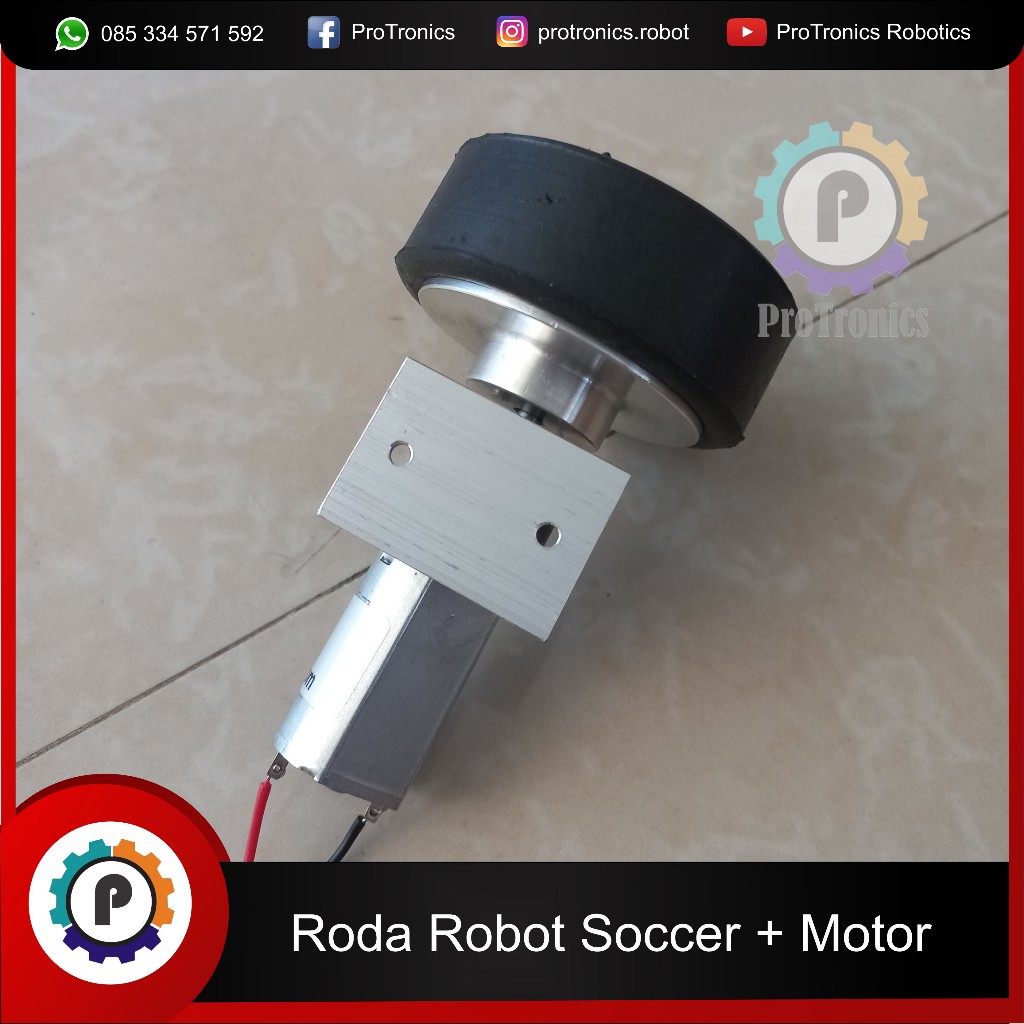 Jual Roda dan Motor DC khusus Robot Soccer Full Set | Shopee Indonesia