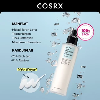 COSRX Oil Free Ultra Moisturizing Lotion (with Birch Sap) Skin Care - 100 ML (Semua Jenis Kulit)