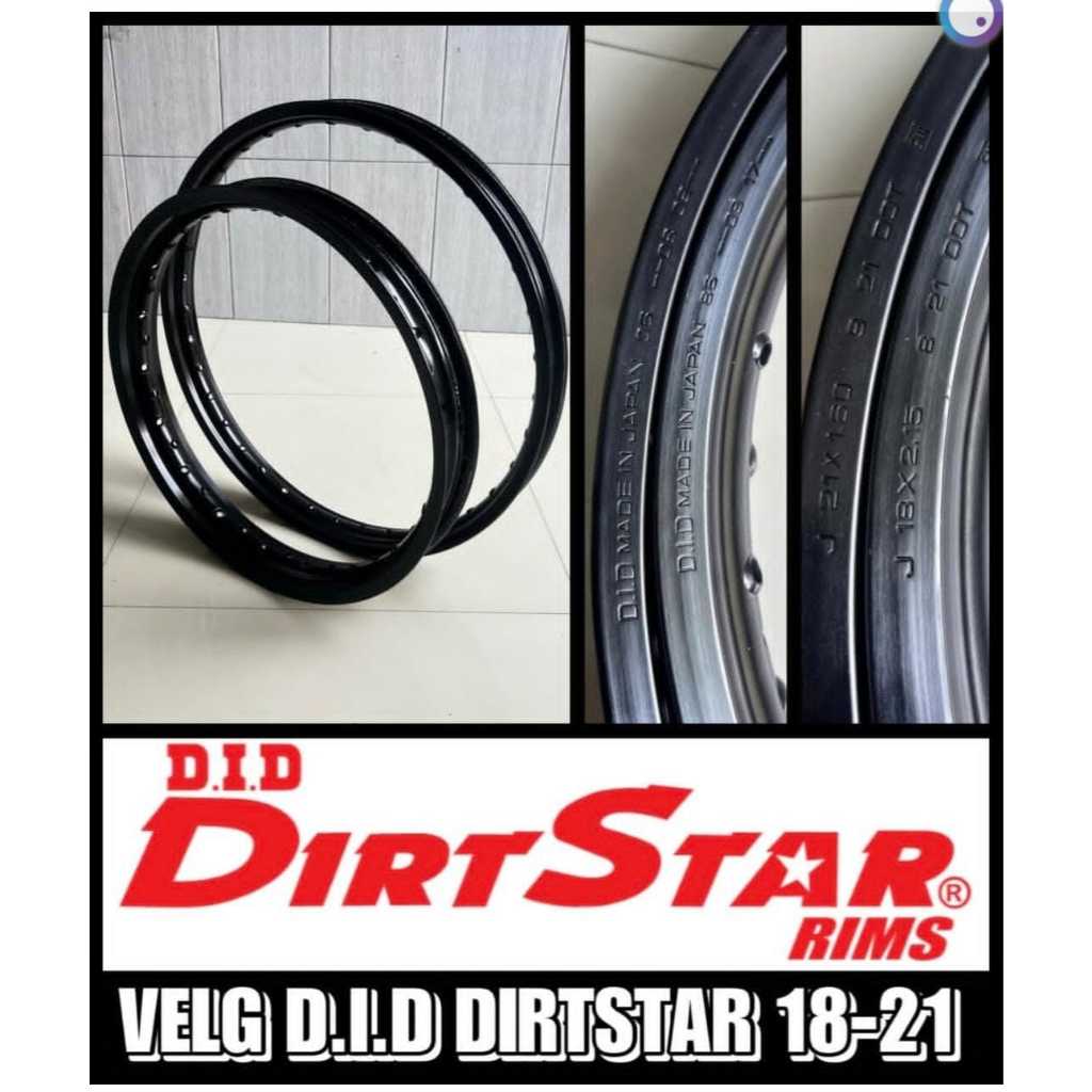 Jual velg DID rim 18 21 original black | Shopee Indonesia