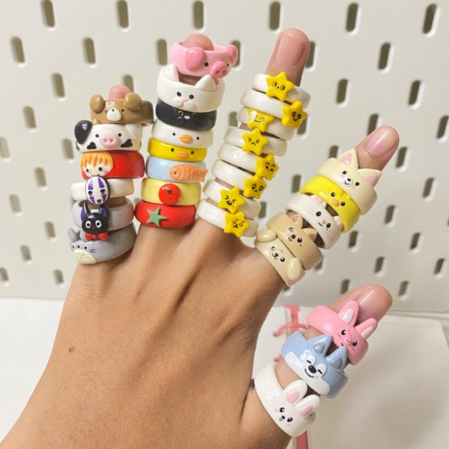 Jual CUSTOM Clay rings handmade (preorder) | Shopee Indonesia