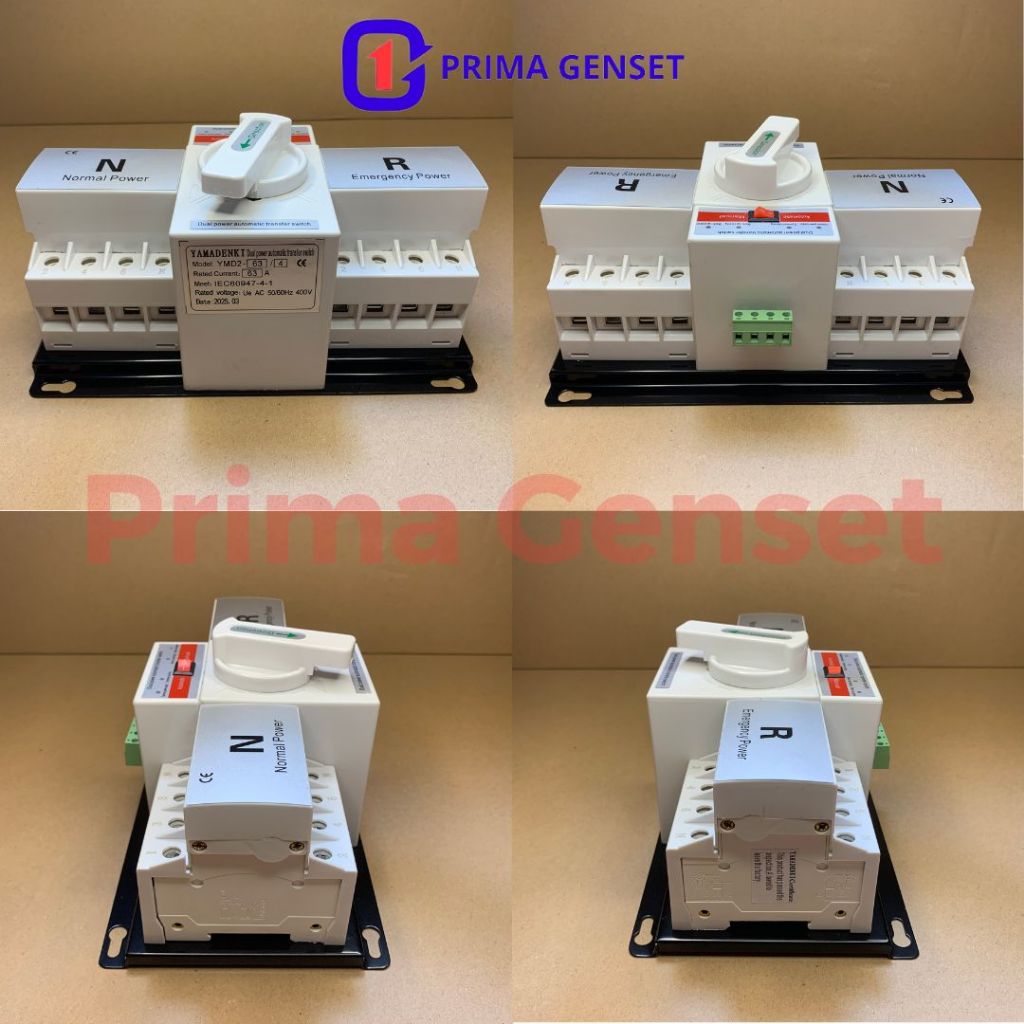 Jual COS Motorized 63A 4P 3 Phase Change Over Switch Harga Murah Untuk ...