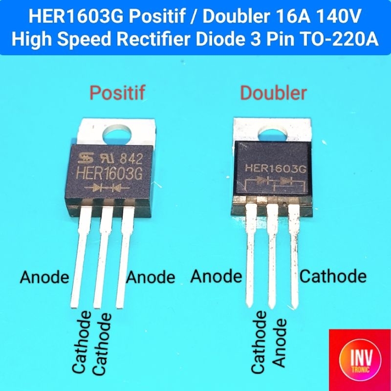 Jual HER1603G HER1603A Doubler / Positive / Negative 16A 140V High ...