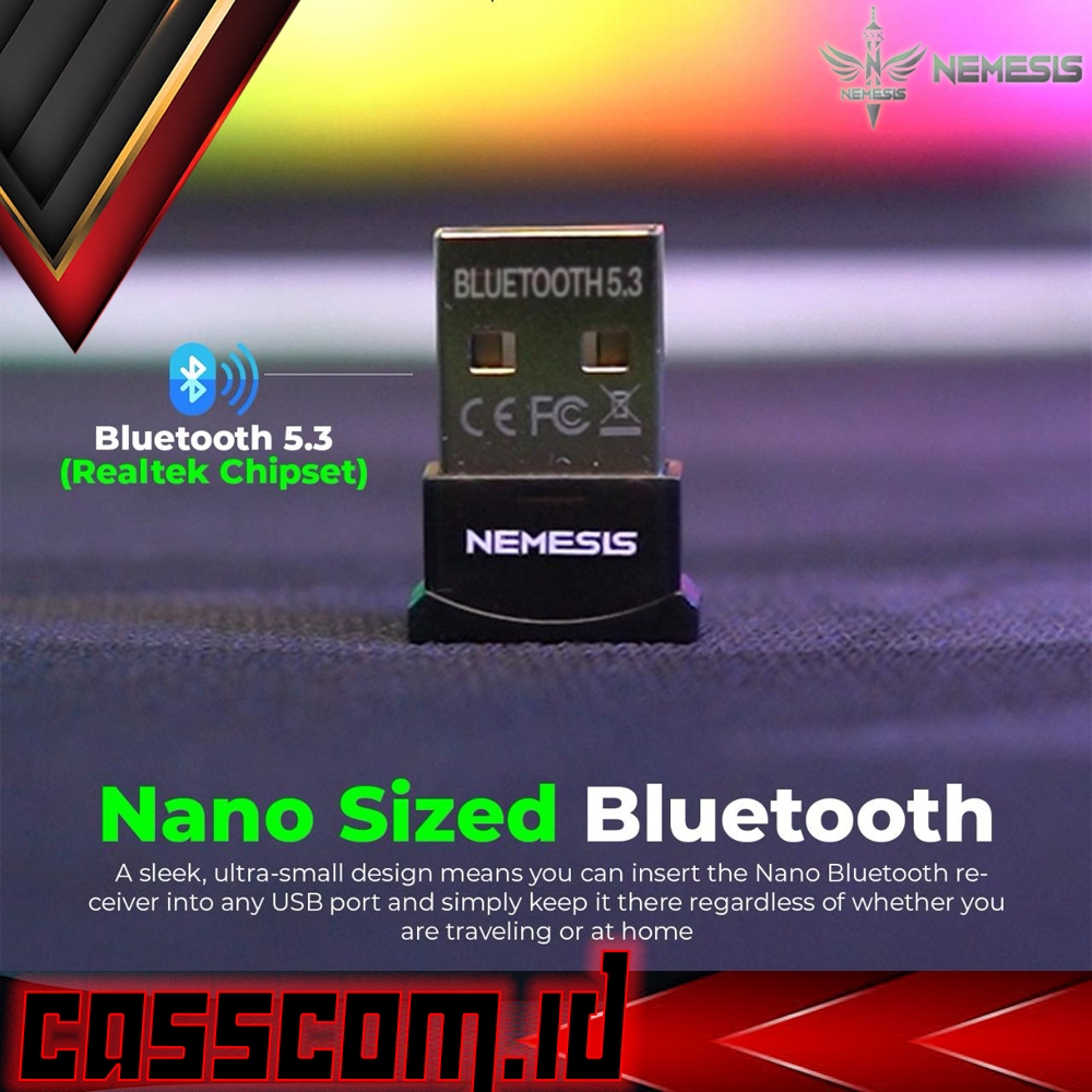 Jual NYK Nemesi USB Dongle Bluetooth 5 3 Realtek Nemesis N10 Shopee 