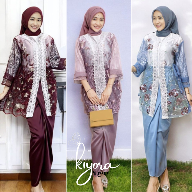 Jual One Set Wanita Kekinian Maiza Tulle Gardenia Warna Mix Renda Full ...