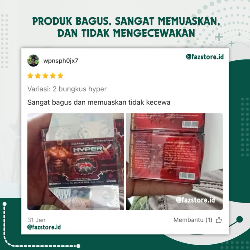 Jual Madu Hyperx Semut Merah Kapsul Obat Kuat Tahan Lama Pria Suplemen ...