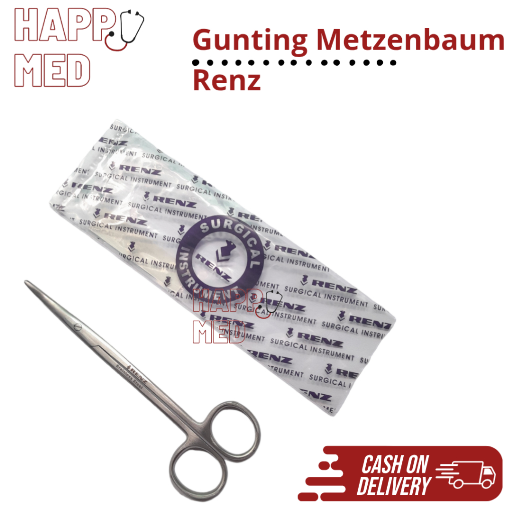 Jual RENZ Gunting Metzenbaum Renz 14cm Lurus / Bengkok / Gunting ...