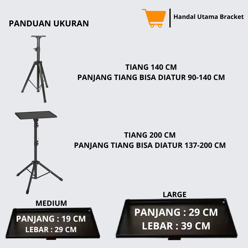 Jual TRIPOD MEJA PROYEKTOR STAND TRIPOD MEJA PROJECTOR INFOCUS BRACKET ...