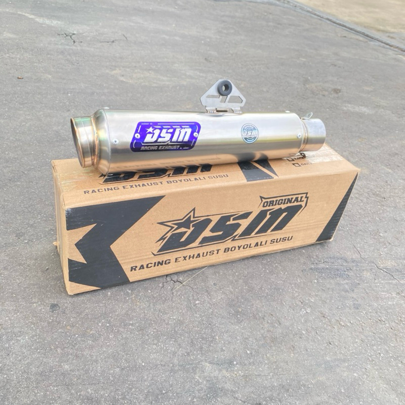 Jual KNALPOT DSM RACING FFA EMBLEM TITANIUM CUTTING | Shopee Indonesia