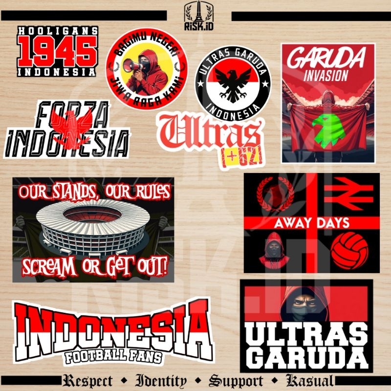 Jual Sticker Pack Timnas Indonesia by RISK.iD – Stiker Ultras Garuda ...