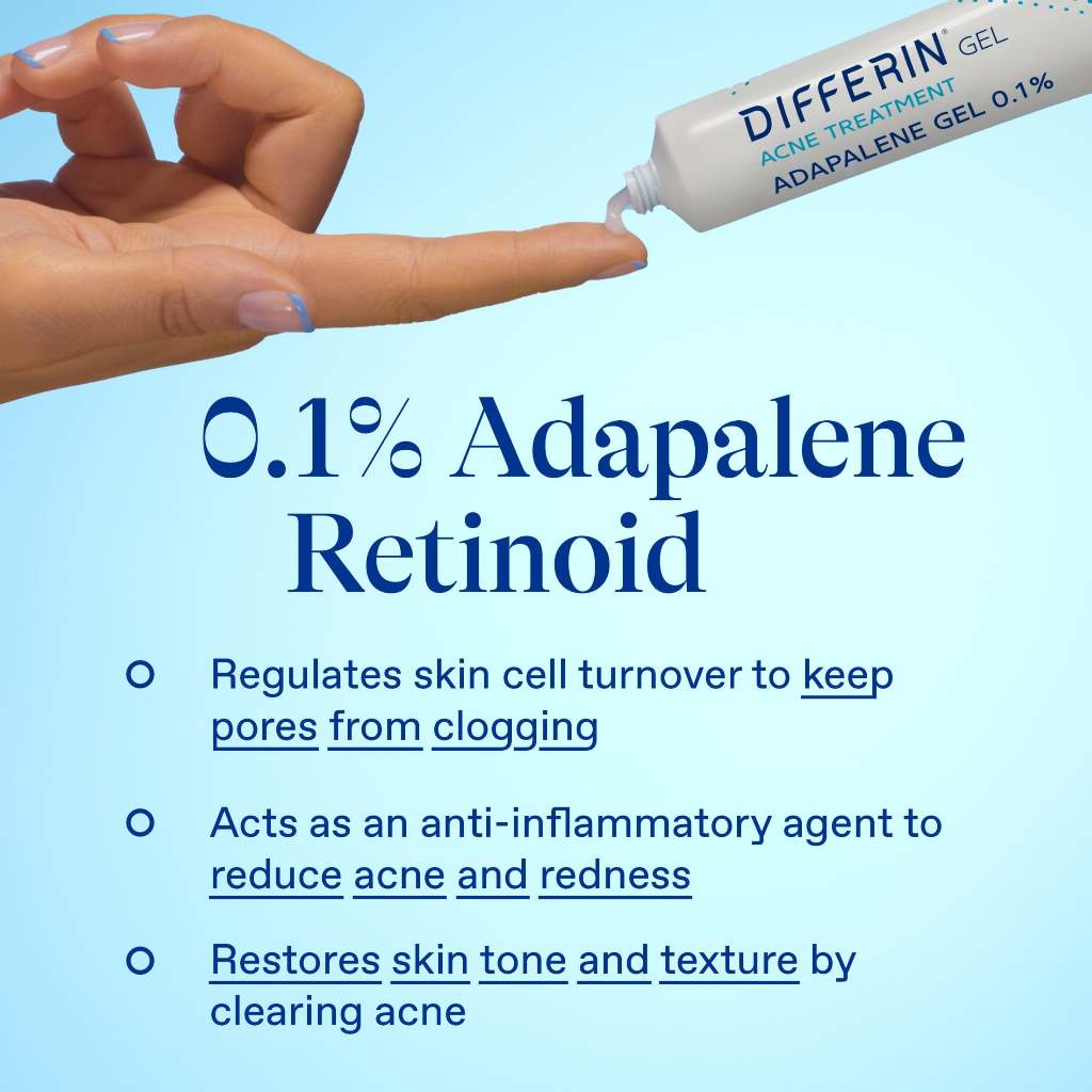 Jual [Ready Stock] Differin 0.1% Adapalene Gel Treatment| Differin Acne ...