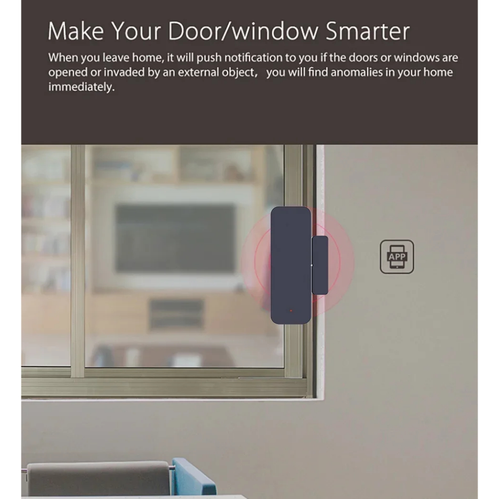 Jual ALMO Tuya Wifi Door Window Sensor Home Automation IoT Tuya Smart ...