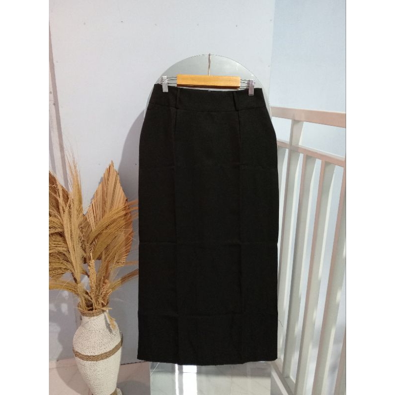 Jual Rok Span Kerja Wanita // Rok Span Formal Wanita Rample | Shopee ...