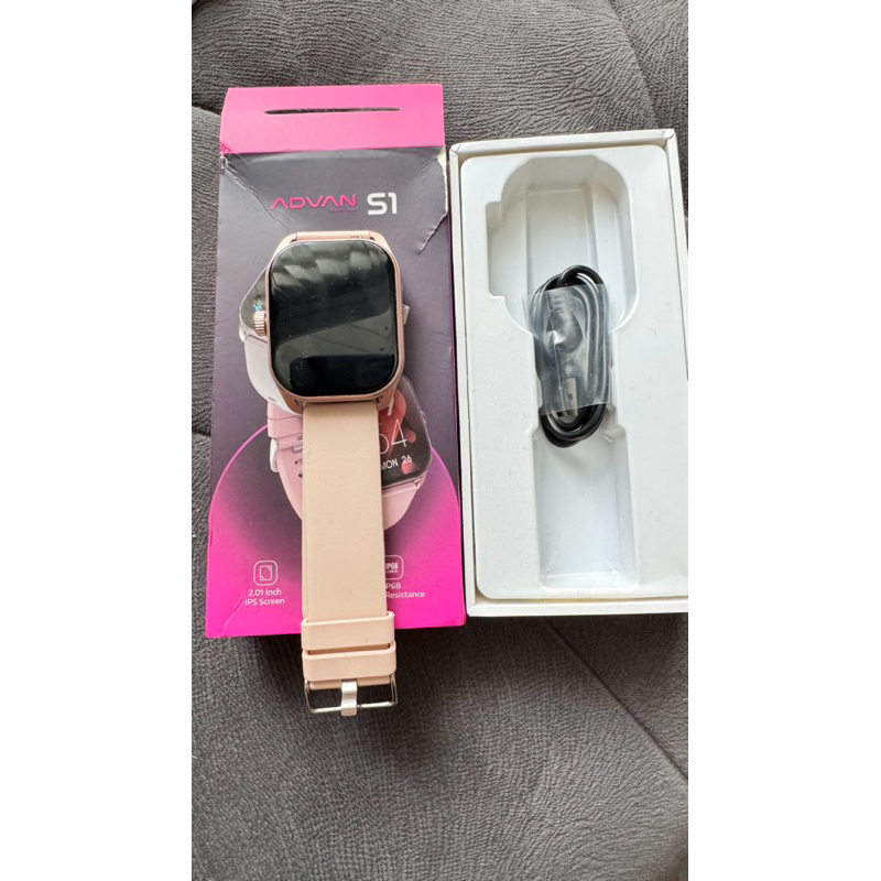Jual Smartwatch Advan S1 Warna Pink Masih Menyala (Preloved) | Shopee ...