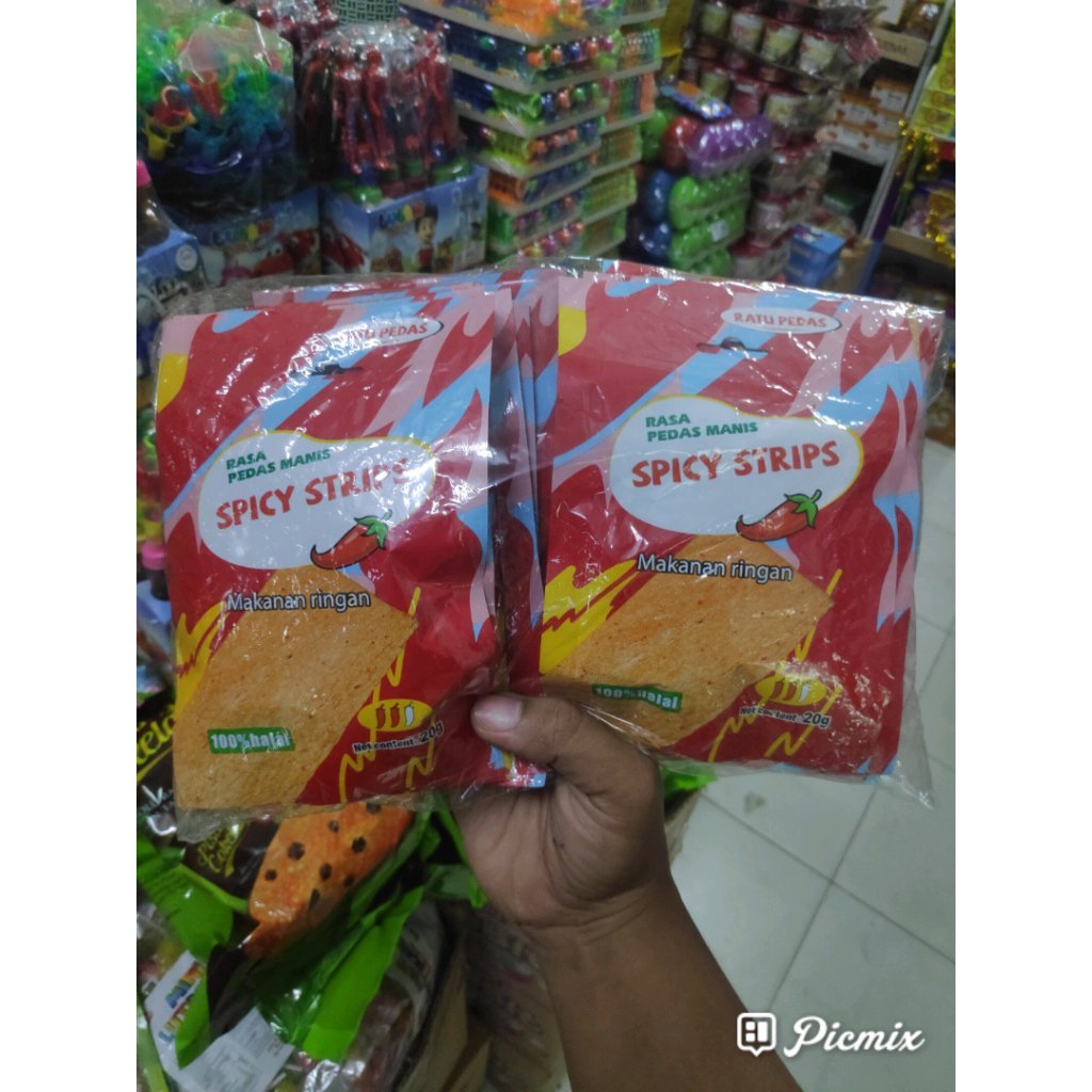 Jual Rasa Pedas Spicy makanan ringan stik/lembar/randoom | Shopee Indonesia