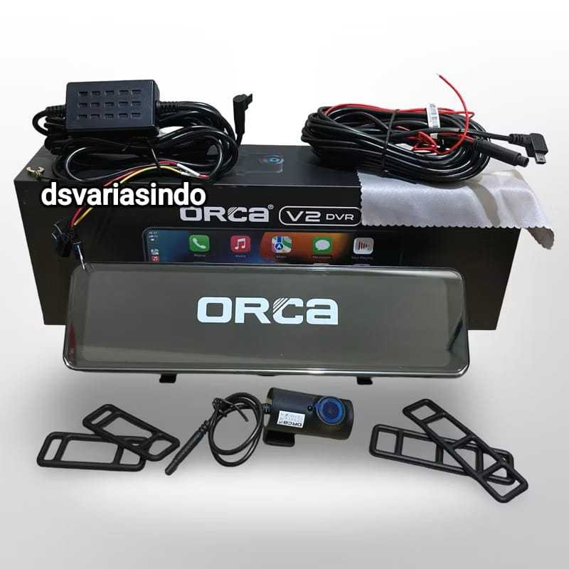 Jual ORCA Dash Cam V2 DVR 10.88″ Monitor Spion Tengah Layar Sentuh 2K ...