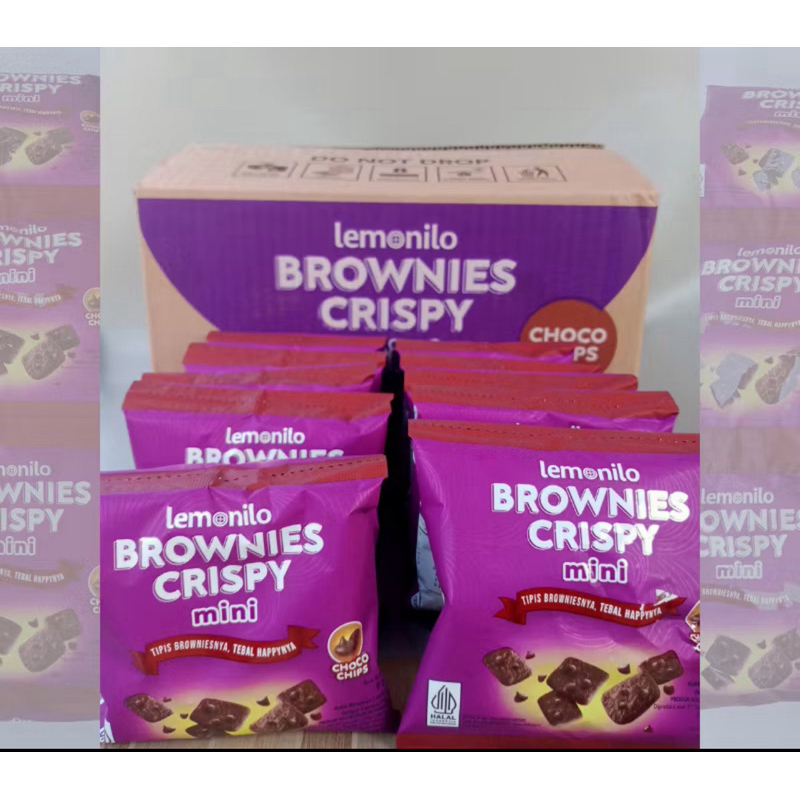 Jual LE Lemonilo Brownies Crispy isi 10 pcs | Shopee Indonesia