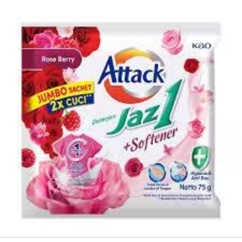 Jual ATTACK JAZ 1 SOFTENER RENCENG DUS (6X6X70g) | Shopee Indonesia