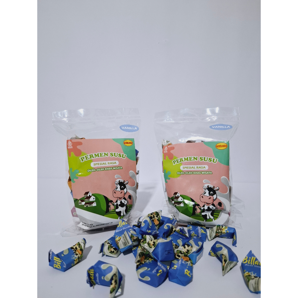 Jual Permen Susu Rasa Vanilla Kemasan Plastik / Cemilan Manis Oleh Oleh ...