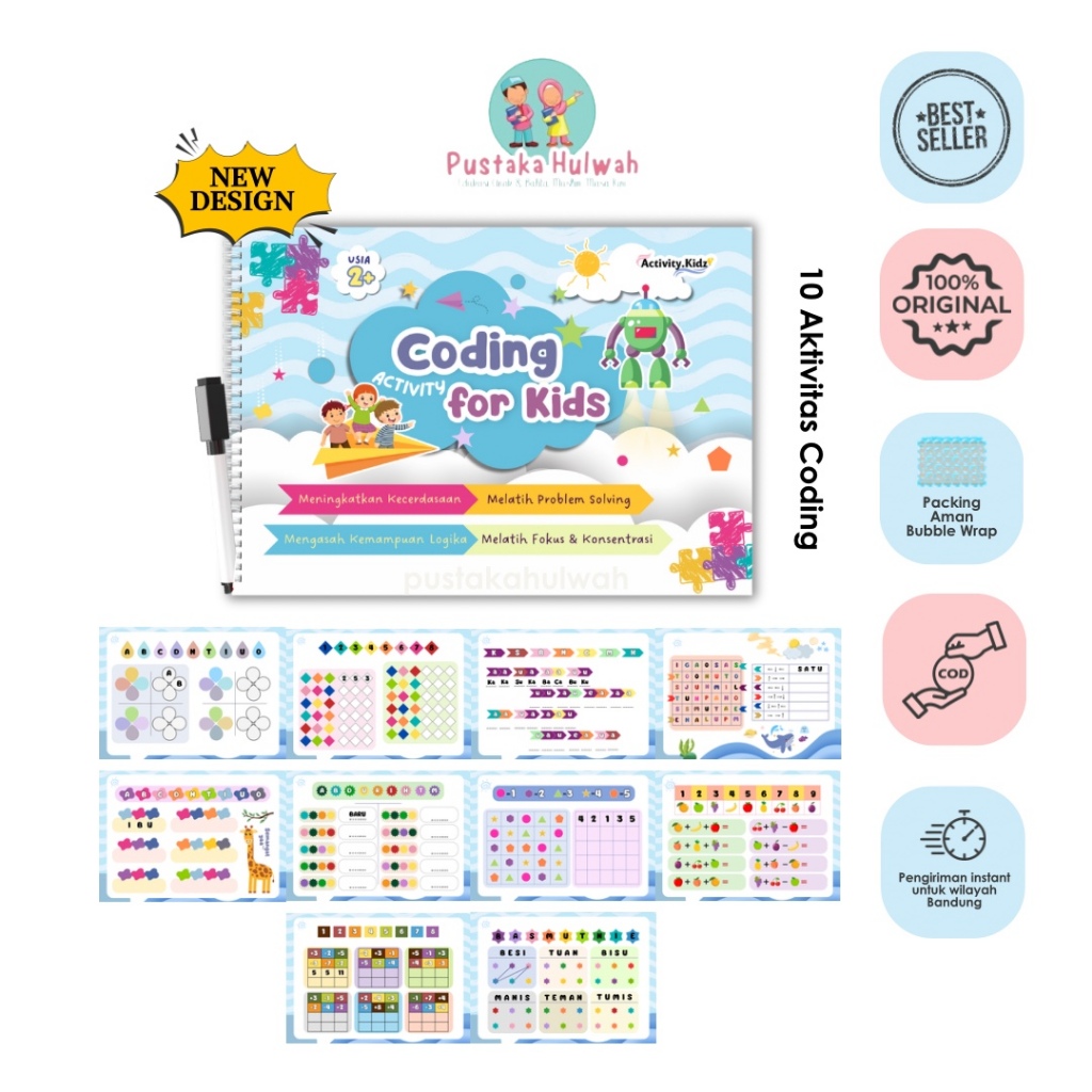 Jual Coding Activity for Kids (Aktivitas Coding Anak Usia 2 ...