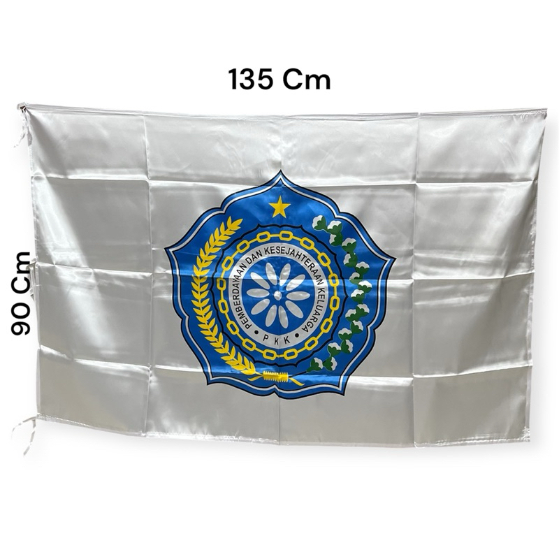 Jual Lancar Jaya Advertising Bendera Logo PKK Bahan Satin Premium ...