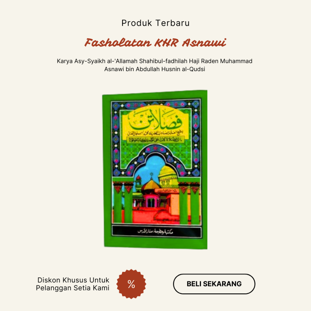Jual Fasholatan KHR Asnawi SC CD - Asy-Syaikh al-'Allamah Shahibul ...