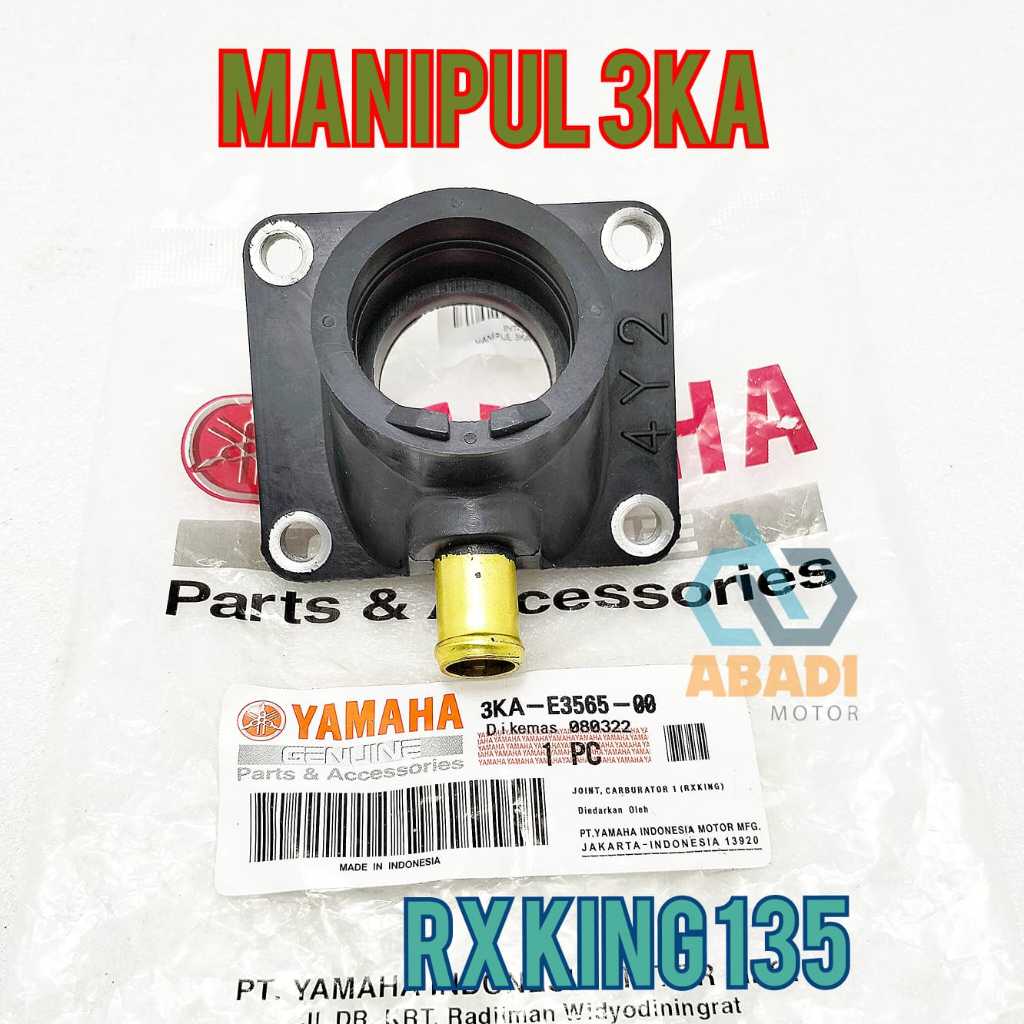Jual Intek Karet Manipul Ori Yamaha 3KA Rx King 135 Intake Intak ...